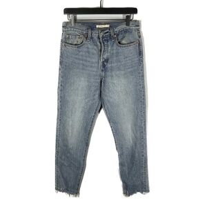 Vintage Levi Wedgie Raw Hem Jeans